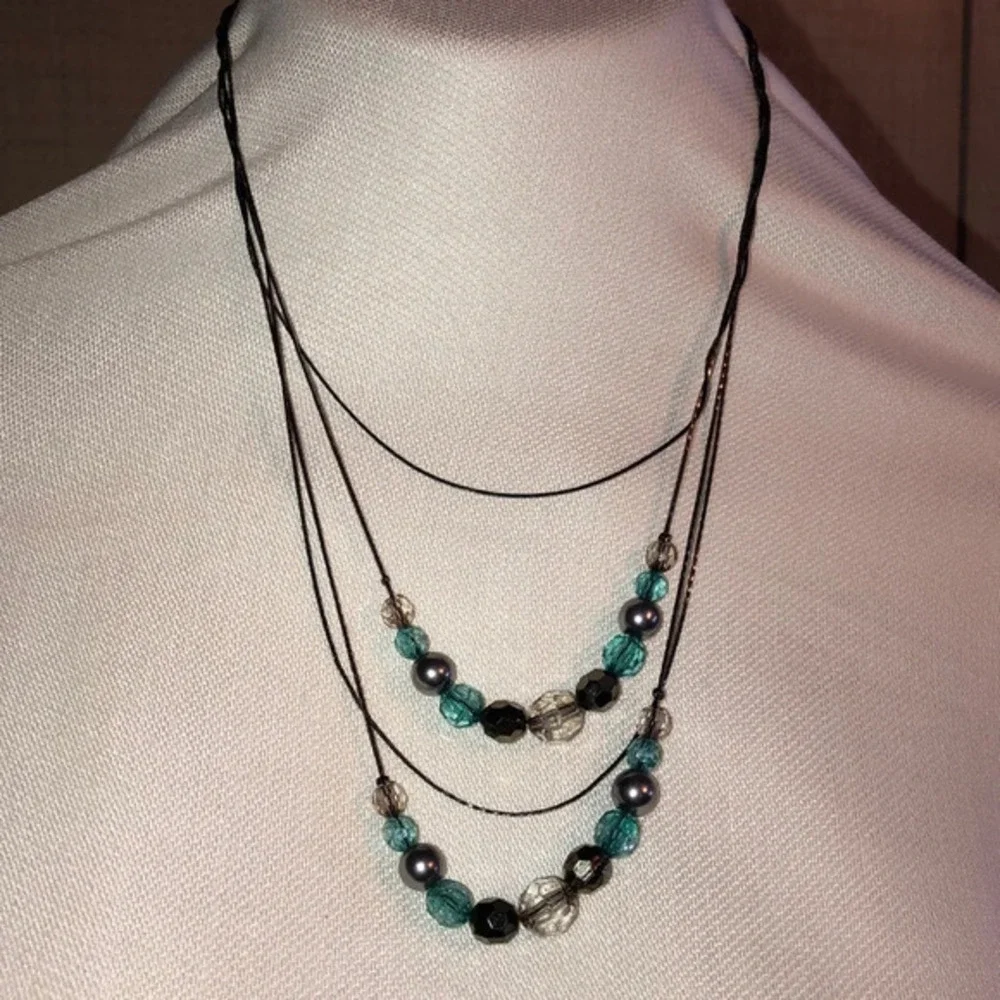 𝅺beaded Necklace &Matching Earrings